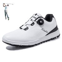 Professional Golf Shoes Men Waterproof Breathable Golf Sneakers Women Spikeless Sports Shoes Walking Casual Golfing Footwear