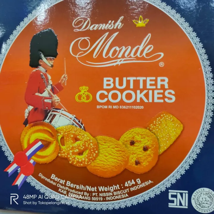 Butter Cookies Danish Monde Butter Cookies Kaleng 454 Gram Lazada