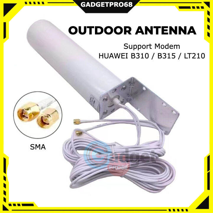 WiFi Antenna 4G LTE Antena SMA 12DBi Omni Antenna Parabolic Male 5M