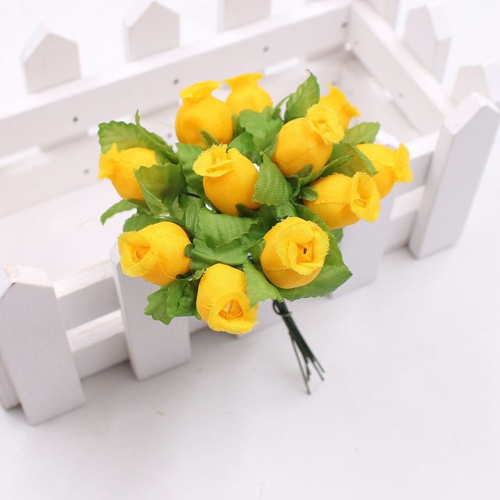 บ้านหลุมฝังศพงานแต่งงาน12หัวช่อดอกไม้ลำต้นผ้าไหม