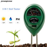 Olivision 3 way soil meter เครื่องตรวจวัดดินแบบ 3 ทาง PH Moisture Meter เครื่องวัดค่า PH ความเป็นกรด-ด่างความชื้น และความสว่าง 3 in 1 Soil PH Meter