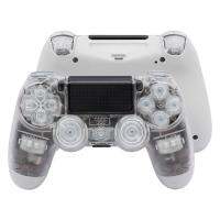 Attractive Full Set Transparent Gamepad Luminous Panel Set Abs Faceplate Decoration Shells Buttons Gradient Replacement For