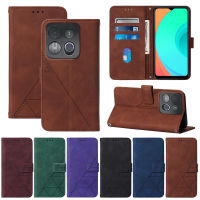 Infinix Smart 7 Case, WindCase Slim Embossed PU Leather Flip Stand Wallet Card Slots Case Cover for Infinix Smart 7