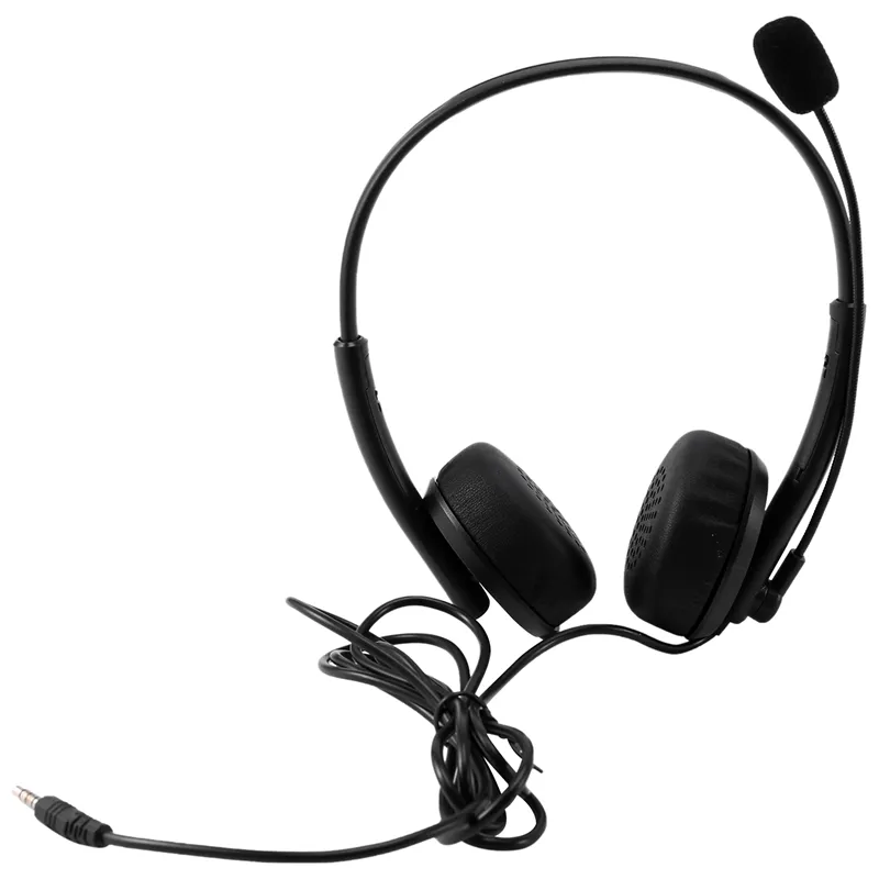 Call Center Headset with Noise Cancelling Mic USB Monaural Headphone for PC Home  Office Phone Service Plug and Play 