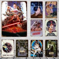 TC07 Star Wars9527 Vintage Metal Poster 9527 Movie Retro Tin Sign Cinema Wall Art Decoration Plaque fo Size: 20cm X 30cm（Contact the seller, free customization）