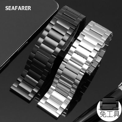 18mm 22mm 20mm Stainless Steel For SAMSUNG Galaxy Watch 42 46mm Band galaxy watch 3 For Amazfit Bip GTR strapsBracelet Replaceme