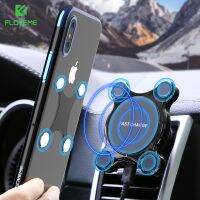 FLOVEME Magnetic Car Wireless Charger Air Vent Dashboard GPS Holder Stand Fast Charging For iPhone XS Max XR X Samsung S10 Plus Car Chargers