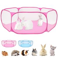 Portable Pet Cat Dog Cage Tent Playpen Folding Fence For Hamster Hedgehog Small Animals Breathable Puppy Cat Rabbit Guinea Pig