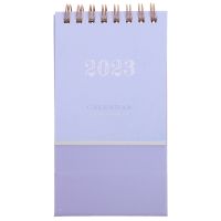 [VIVI decorations] ปฏิทินโต๊ะ2023สก์ท็อปขนาดเล็ก2022มินิยืนสำนักงานตารางรายเดือนยืนวางแผน Monthwall Householdcalendars ทุกวัน