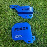 ฝาครอบคอยล์ไฟ+ครอบสายดิส (GTR)  อลูมิเนียม Forza300/350 สีน้ำเงิน รหัสสินค้า 044011