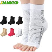 1Pair Neuropathy Socks Compression Sleeve Swelling Plantar Fasciitis Sprain - Ankle Brace Men