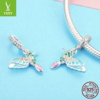 [In stock]s925 คุยหยิงนก ลูกปัดหลวมยุโรปและอเมริกาสร้อยข้อมือลูกปัดเครื่องประดับเงินอุปกรณ์จี้ SCC991