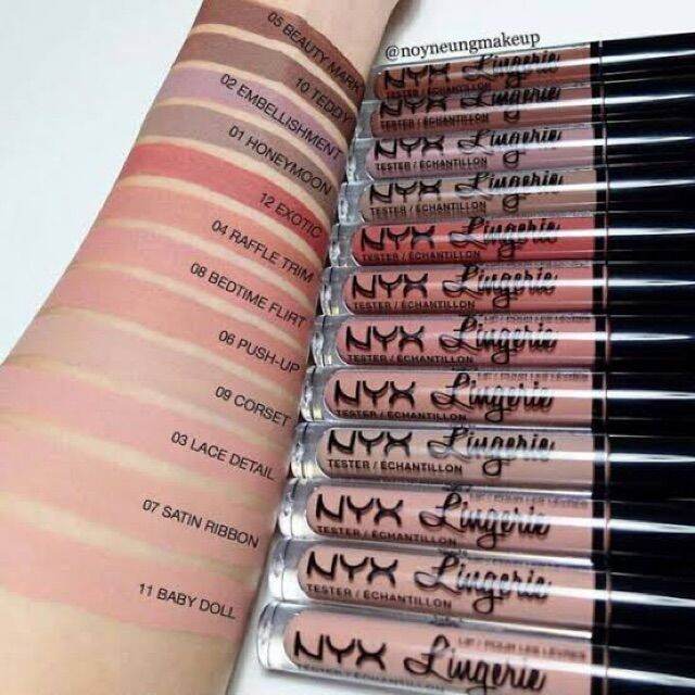 ลิปสติก-ลิปสติกติดทน-ลิปสติกฉ่ำวาว-saleจนกว่าจะหมด-สีมีเท่าที่ลงนะคะ-nyx-lip-lingerie-lipstick-ขนาด-4ml