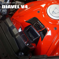 Diavel V4 2023อุปกรณ์เสริมรถจักรยานยนต์ Key Ignition Area Protector 3D อีพ็อกซี่เรซิ่นสติกเกอร์สำหรับ Ducati Diavel V4 2023-