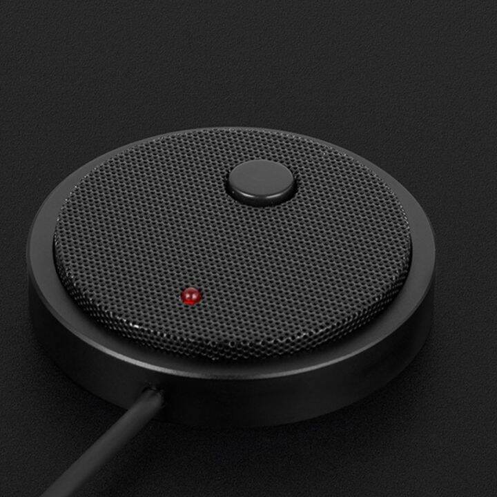 USB 360° Laptop Microphone for Zoom Meeting Conference Room Noise