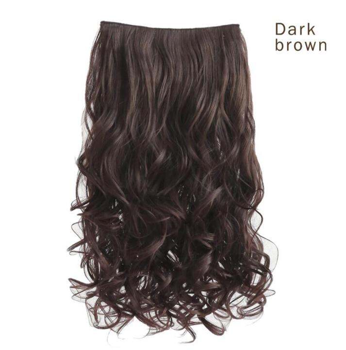 Dark Brown Wavy Hair Extension Lazada PH