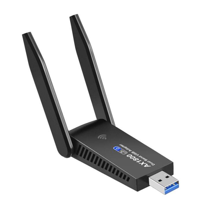 USB WiFi6 Wireless Network Card Dual Band AX1800 2.4G/5GHz Wireless Dongle Network Card RTL8832