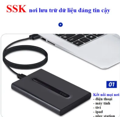 Hộp Đựng Ổ Cứng HDD BOX SATA 2.5 USB 3.0 SSK SHE-098 - Chính Hãng Full Box, Bảo Hành 12 Tháng | Lazada.vn