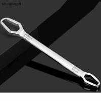 shounagui 8mm-22mm self-Tight DOUBLE END Multi functional Universal CR vandium wrench