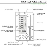 ZZOOI Battery Balancer Balancing Discharger Voltage Meter Tester for RC Model Car Toy