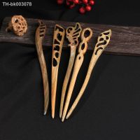 ▧✚ஐ Green Sandalwood Hair Pins Hair Sticks For Women Girl Wood Ancient Handmade Wooden Hairpins Retro Hair Accessories