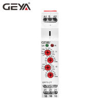 จัดส่งฟรี GEYA GRT8-2T Double Delay On Timer รีเลย์ AC230V หรือ Ac DC12V-240V DPDT รีเลย์ Din Rail ประเภท Time Delay รีเลย์