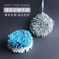 hand wipe b can be hung home kiten bathroom round hand towel hout sponge creative absorbent towel -CSQ2385▽▬☾