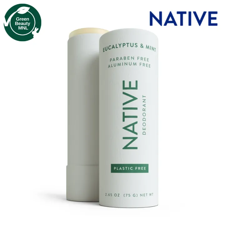 Native Deodorant Eucalyptus & Mint 75g (PLASTIC FREE) Natural