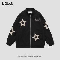 MOLAN เสื้อโค้ทแฟชั่นลำลองแจ็คเก็ตปักลายสำหรับทั้งหญิงและชาย INS