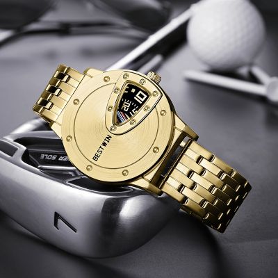 （A Decent035）2022 Betwin LuxuryTrendMen 39; S นาฬิกาข้อมือเทคโนโลยี FashionWatch สำหรับผู้ชาย Relogio Masculino