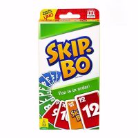 ของเล่นสำหรับเด็กของเล่นสำหรับเด็กผู้หญิงสำหรับเด็กเกม Mattel UNO: เกมไพ่ SKIP BO การ์ดเกมผู้เล่นหลายคนเกมสำหรับครอบครัวเกมปาร์ตี้ของเล่นเด็ก