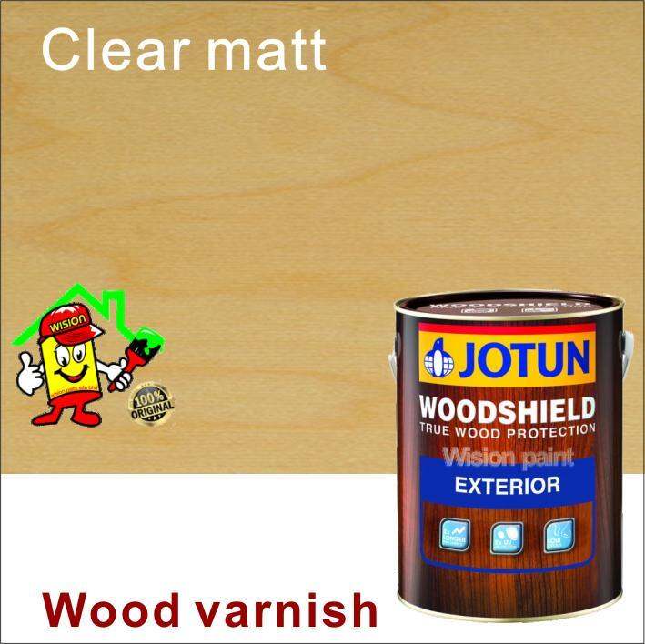 WOODSHIELD 5L Clear • Jotun • Transparent Matt Finish • Wood Varnish