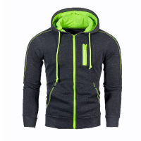 Winter Long Sleeve Mens Hoodies Sport Jacket Casual Cardigan Hooded Autumn Fleece Hoody Sweatshirts Zipper Jogging Suit 3XL