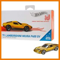 สินค้าขายดี!!! ของเล่น รถแข่ง ฮอต เวล Hot Wheels id 71 Lamborghini Miura P400 SV วิว วิล ของแท้ ของเล่น โมเดล โมเดลรถ ของเล่น ของขวัญ ของสะสม รถ หุ่นยนต์ ตุ๊กตา โมเดลนักฟุตบอล ฟิกเกอร์ Model