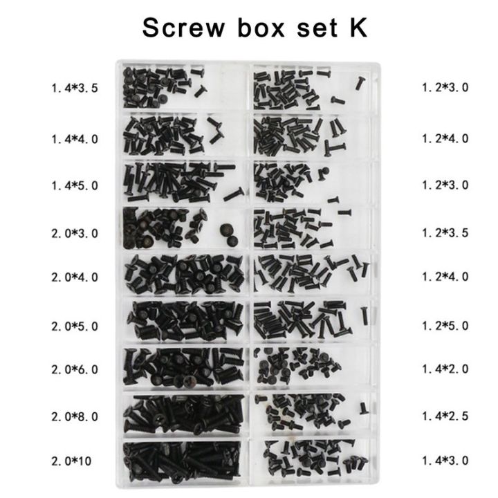elife-500ชิ้น18ประเภทมินิสกรู-diy-ชุดแล็ปท็อปคอมพิวเตอร์ประกอบซ่อมสกรู