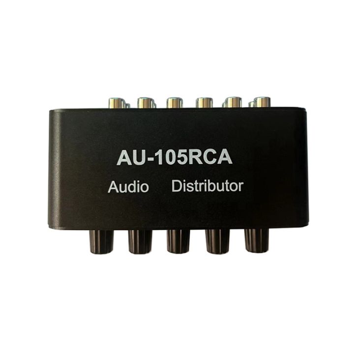 au-105rca-audio-distributor-stereo-audio-mixer-1-input-5-output-multi-channel-audio-distributor-for-rca-volume-controls