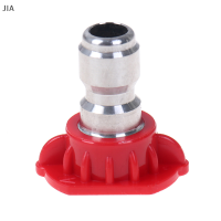 JIA 5pcs เครื่องฉีดน้ำแรงดันสูงหัวฉีดหัวฉีด Quick nozzle Tips 1/4 Quick Connect Tools