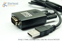 USB กับตัวผู้ DB9 RS232 9ขา RS-232พอร์ตอนุกรม COM สายอะแดปเตอร์ Y-105ชิปคู่ PL2303 + 211รองรับสายเคเบิลอะแดปเตอร์ Win7