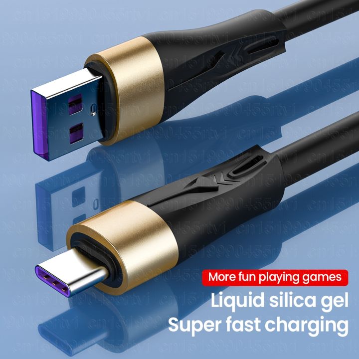 hot-w-สาย-usb-ชนิด-c-6a-หนาพิเศษสายสำหรับข้อมูล-p40-huawei-p30-pro-120w-สายดาต้าเครื่องชาร์จสายชาร์จเร็ว-usb-c-สำหรับ-x9-xiaomi