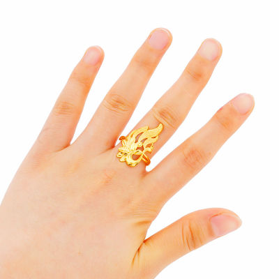 [ฟรีค่าจัดส่ง] แหวนทองแท้ 100% 9999 แหวนทองเปิดแหวน. แหวนทองสามกรัมลายใสสีกลางละลายน้ำหนัก 3.96 กรัม (96.5%) ทองแท้ RG100-154
