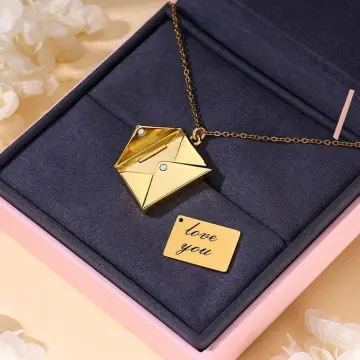 Shop Envelope Necklace Message with great discounts and prices online - Jun  2023 | Lazada Philippines