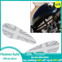 Flameer 1คู่ถังน้ำมันสติกเกอร์สำหรับ Triumph Bobber T100 T120