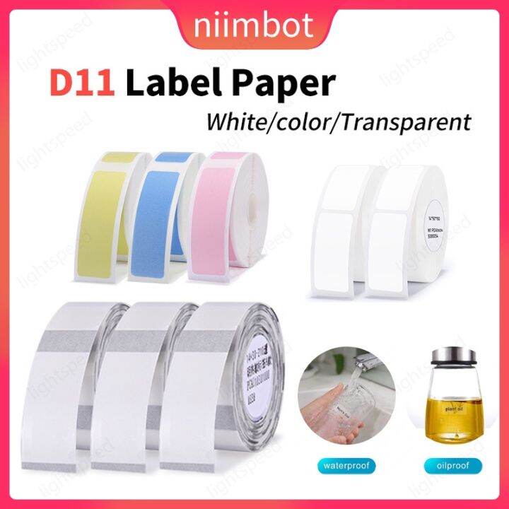 niimbot-d11-white-color-transparent-label-printing-paper-name-sticker