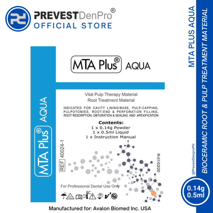 MTA PLUS AQUA (Vital Pulp Therapy Material & Root Treatment Material ...