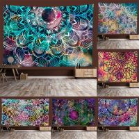 【CW】◐﹉☃  Tapestry Bohemia Wall Mandala Floral Background  Livingroom Decoration Hanging