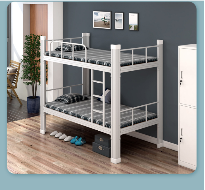 spa-home-เตียง2ชั้น-เตียงสองชั้น-เตียงเหล็กสองชั้น-เตียงหอพักคู่-เตียงเหล็ก-เตียงสูงและต่ำ-เตียงบันไดปีนภายนอกติดโครงเตียง-ที่แข็งแรง