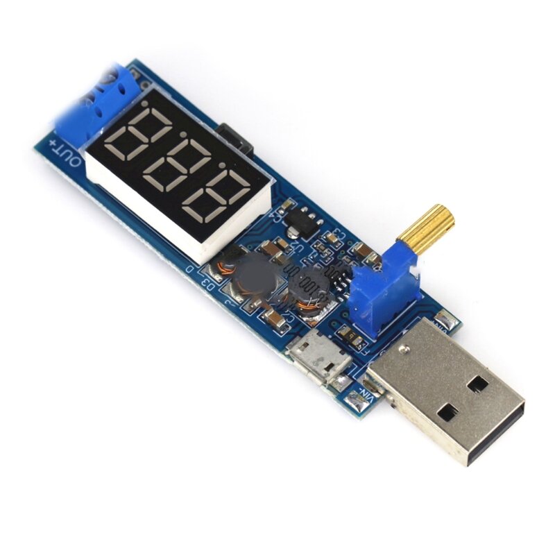 USB & micro usb Powered Digital Power Supply    1.2v 24v Adjustable Output 