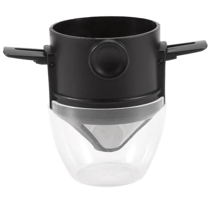 Coffee Filter with Cup Portable Drip Coffee Tea Holder Funnel Baskets