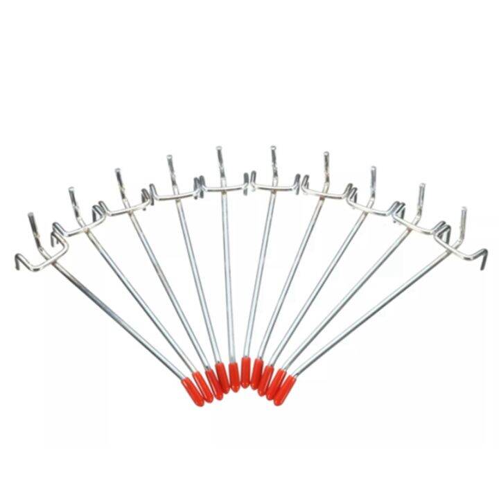 40pcs-single-pegboard-hooks-150mm-board-slat-wall-retail-display-shop-peg-fits-25mm