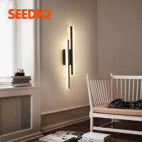 Hot Nordic Led Wall Light AC85-265V Wall Sconce Light 12W สีดำโมเดิร์นโคมไฟติดผนังอะคริลิคโคมไฟขึ้นและลงโคมไฟติดผนัง